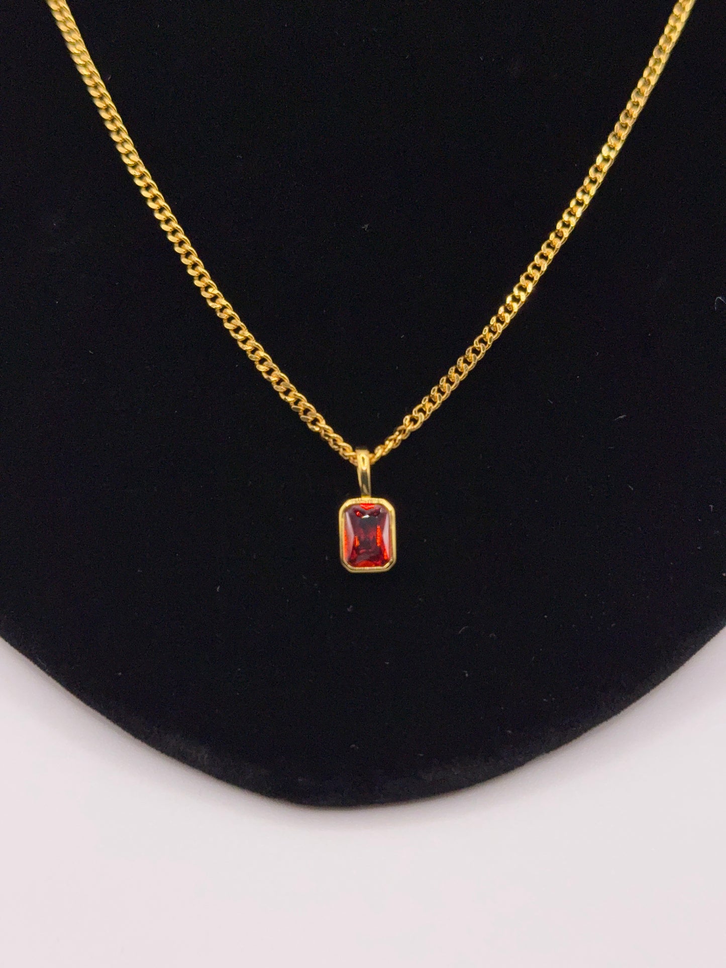 Luxury Birthstone Pendant and Necklace