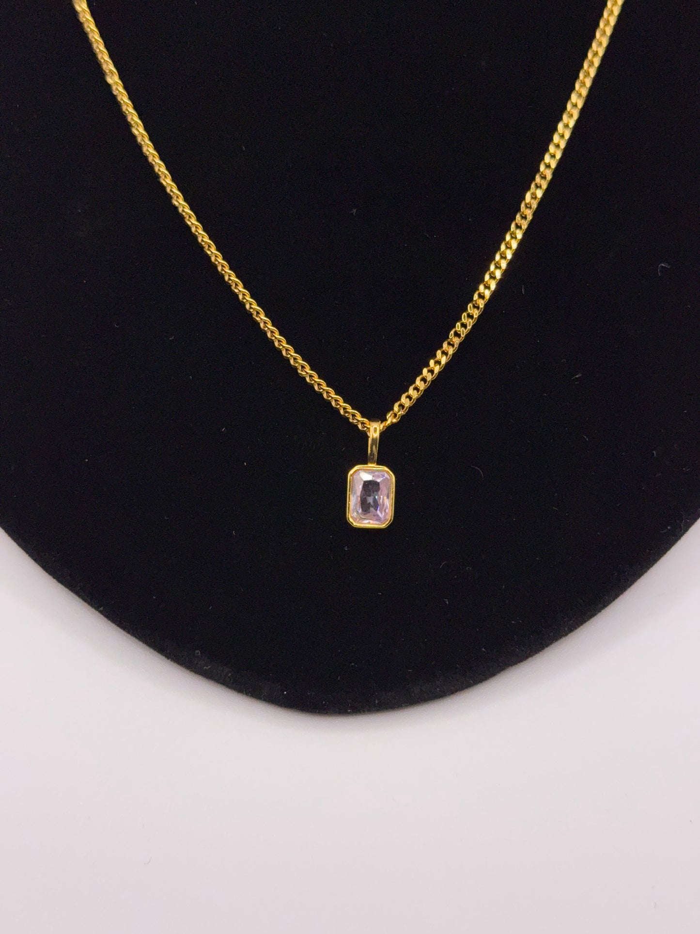 Luxury Birthstone Pendant and Necklace
