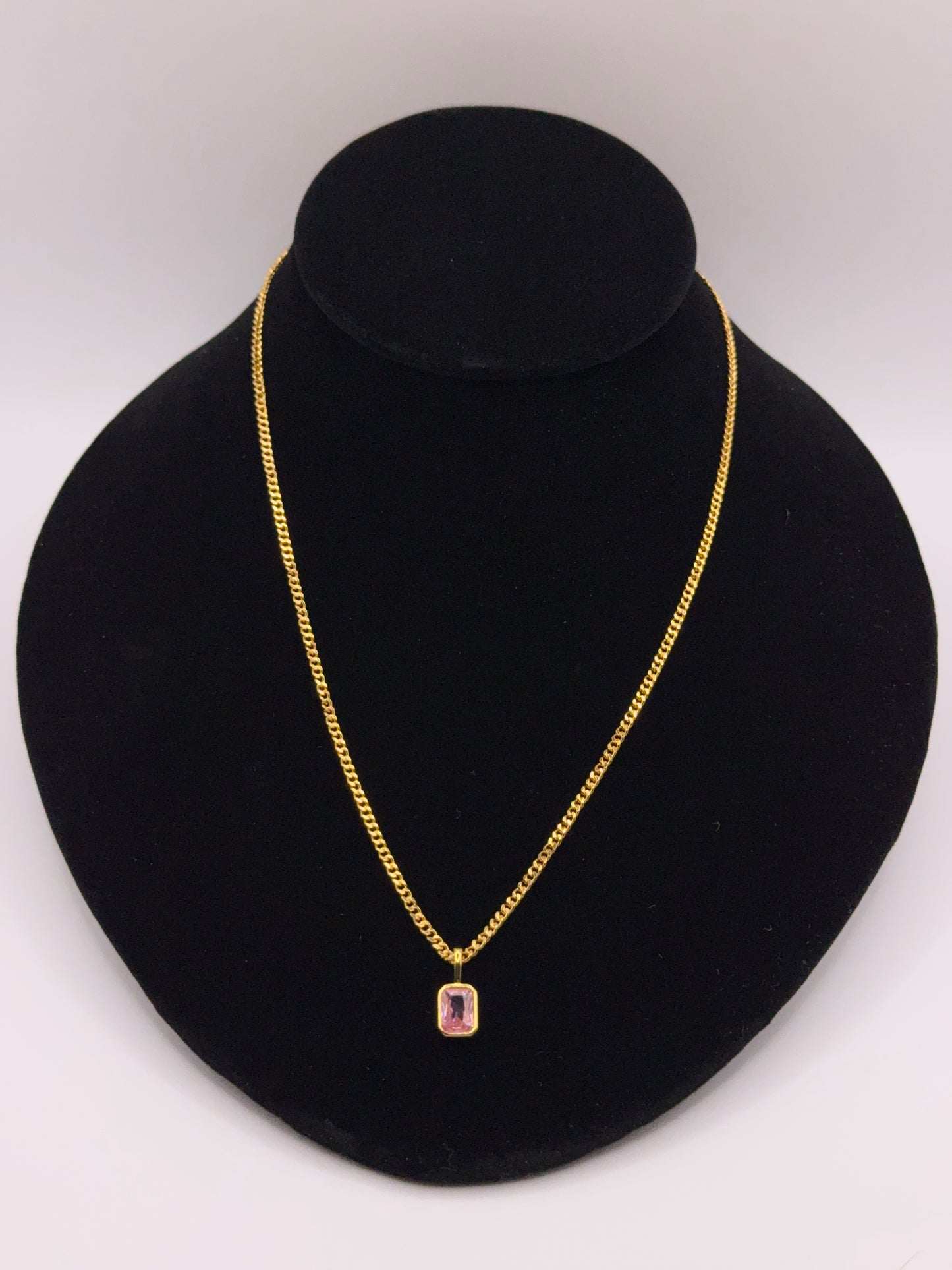 Luxury Birthstone Pendant and Necklace