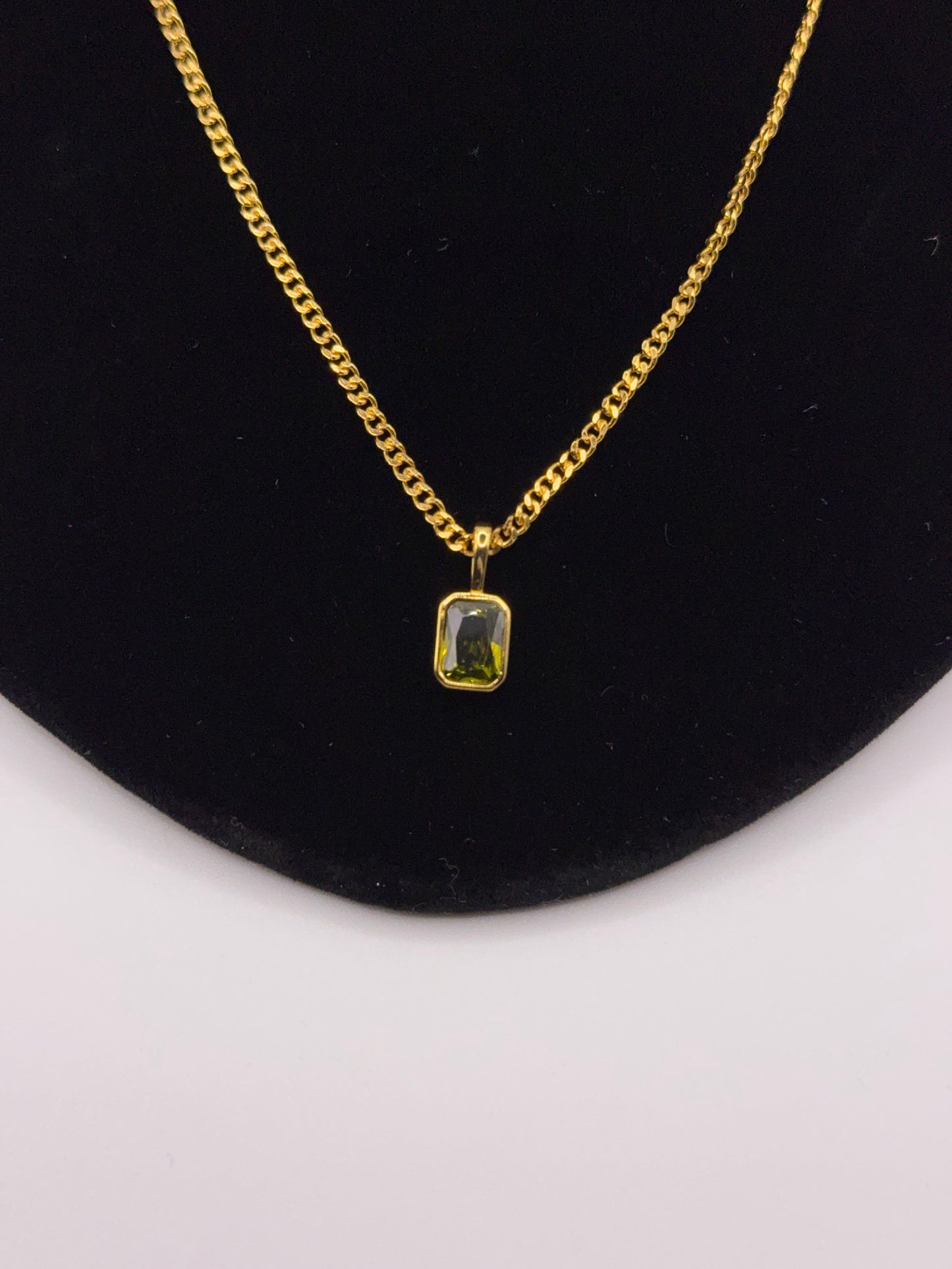 Luxury Birthstone Pendant and Necklace