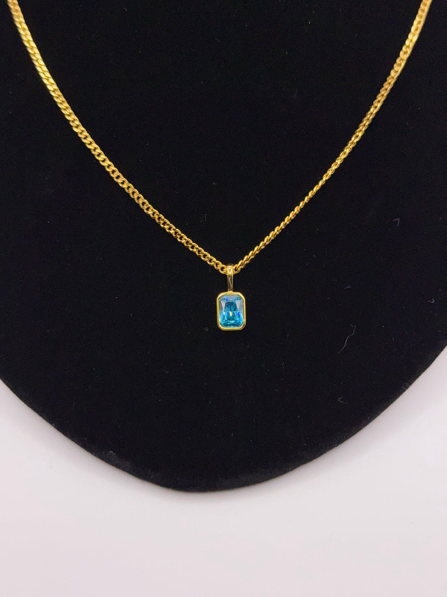 Luxury Birthstone Pendant and Necklace