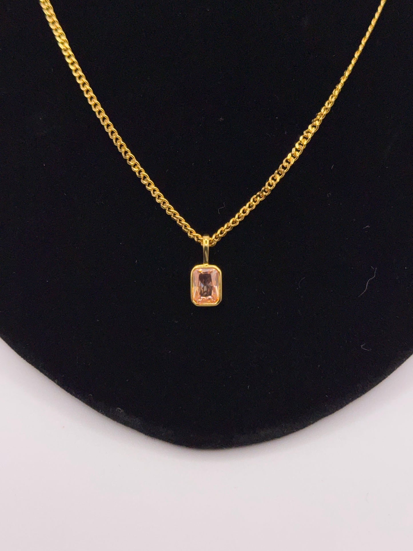 Luxury Birthstone Pendant and Necklace