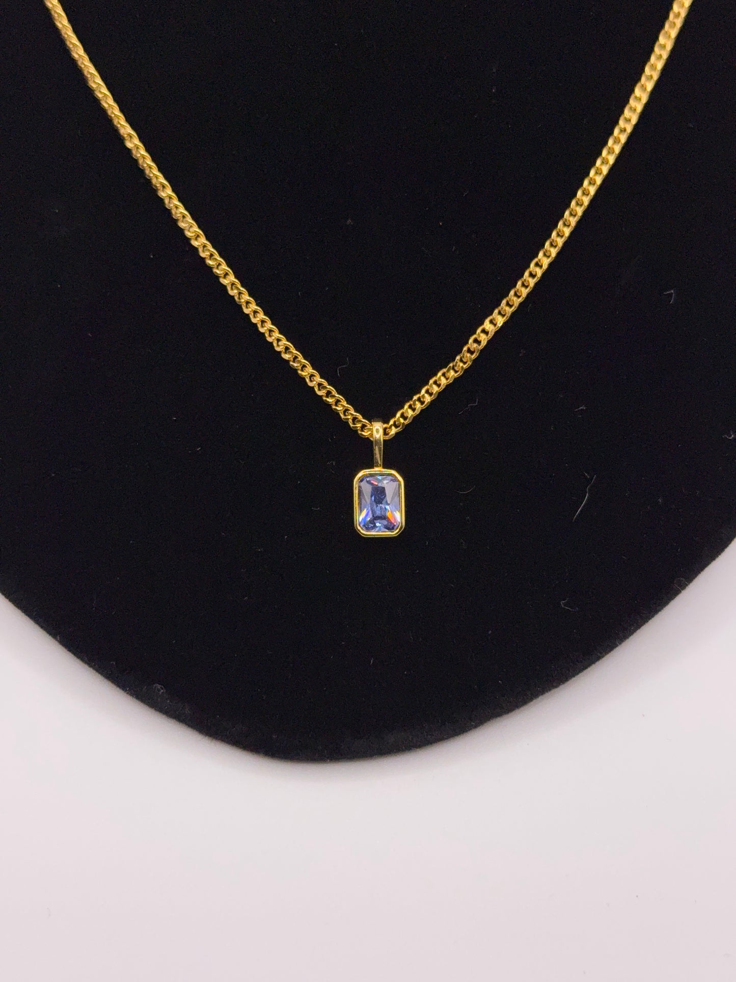 Luxury Birthstone Pendant and Necklace