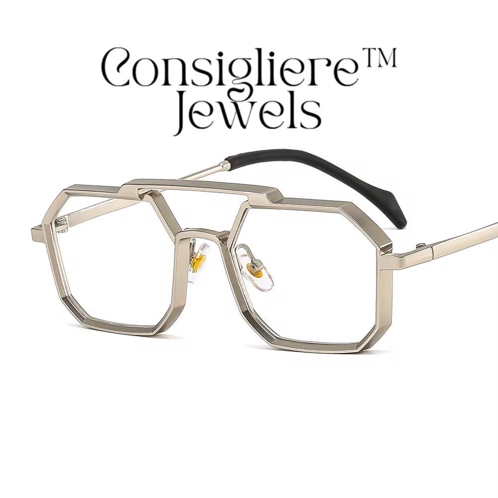 Niche, luxury metal sunglasses with UV protection and tinted options. Laser engraved with discrete branding. Fashion eyewear for a fashion driven lifestyle.
