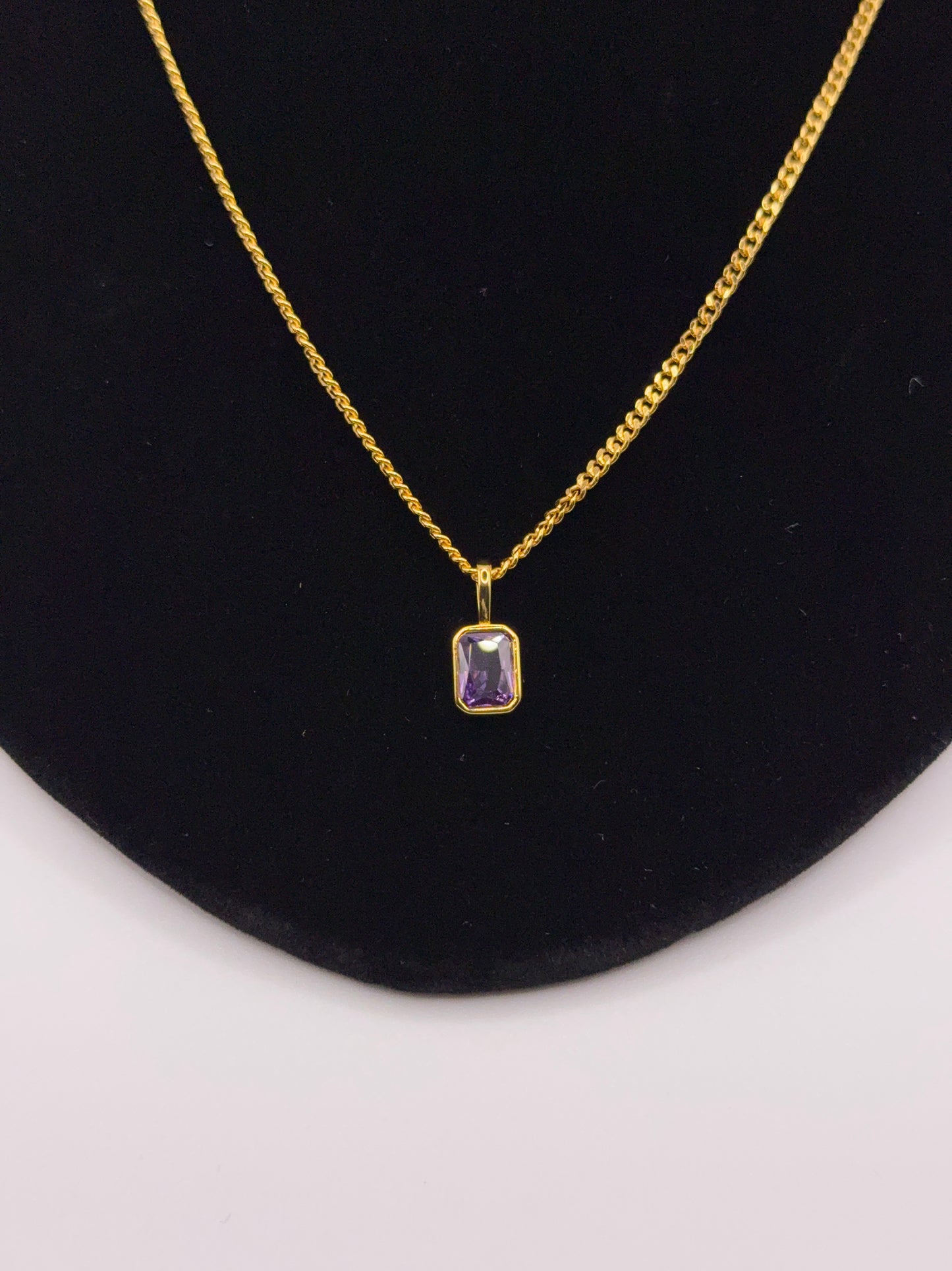 Luxury Birthstone Pendant and Necklace