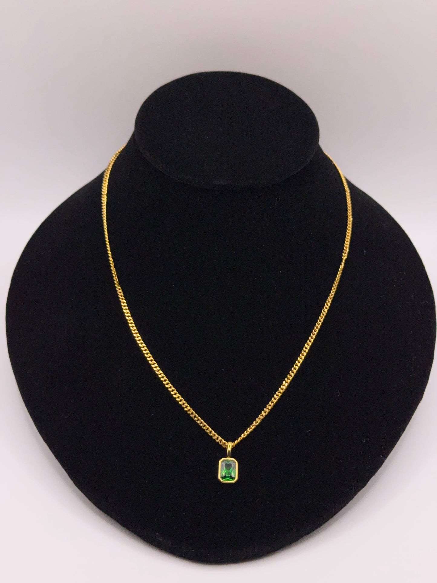 Luxury Birthstone Pendant and Necklace