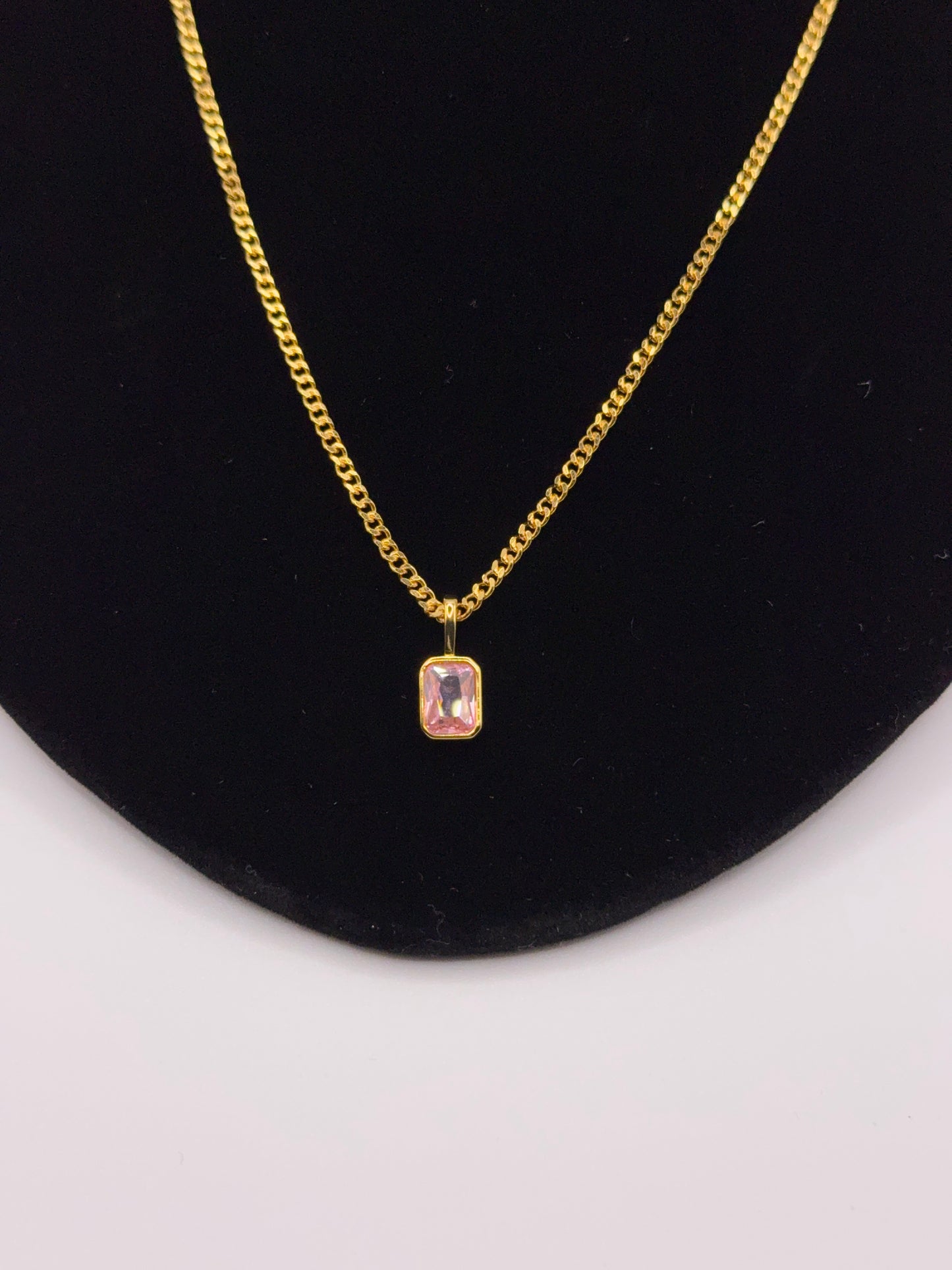 Luxury Birthstone Pendant and Necklace