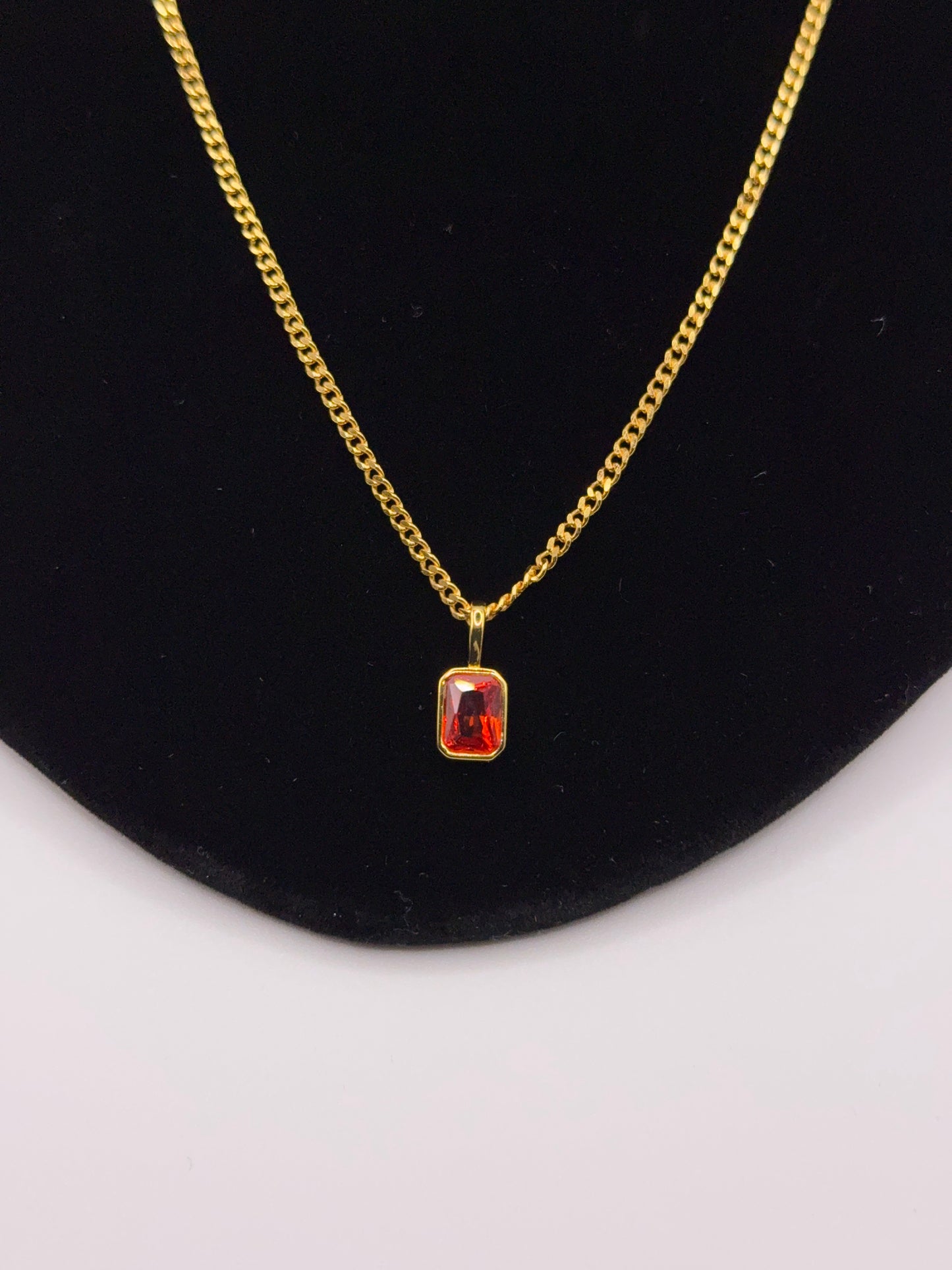 Luxury Birthstone Pendant and Necklace