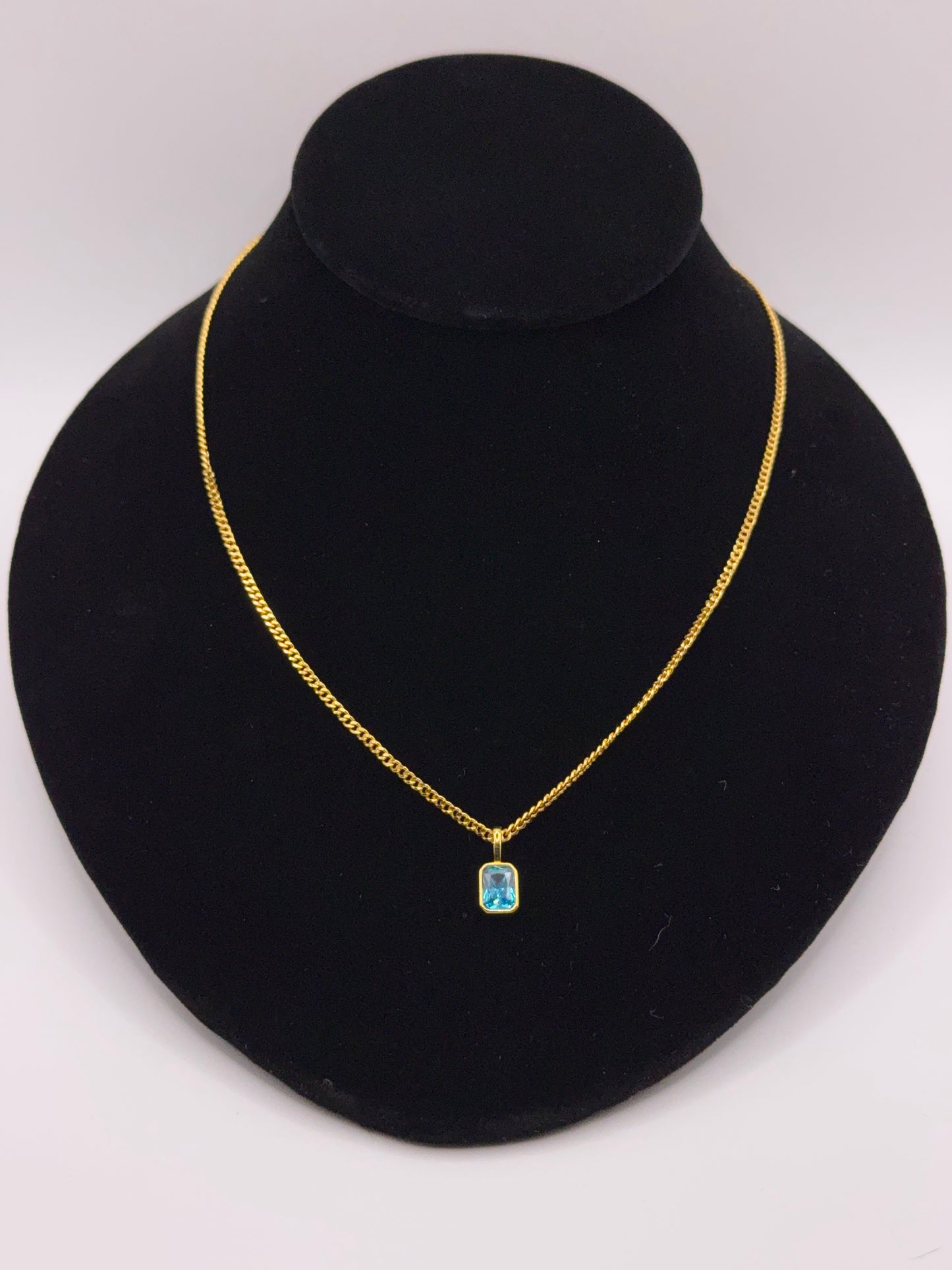 Luxury Birthstone Pendant and Necklace