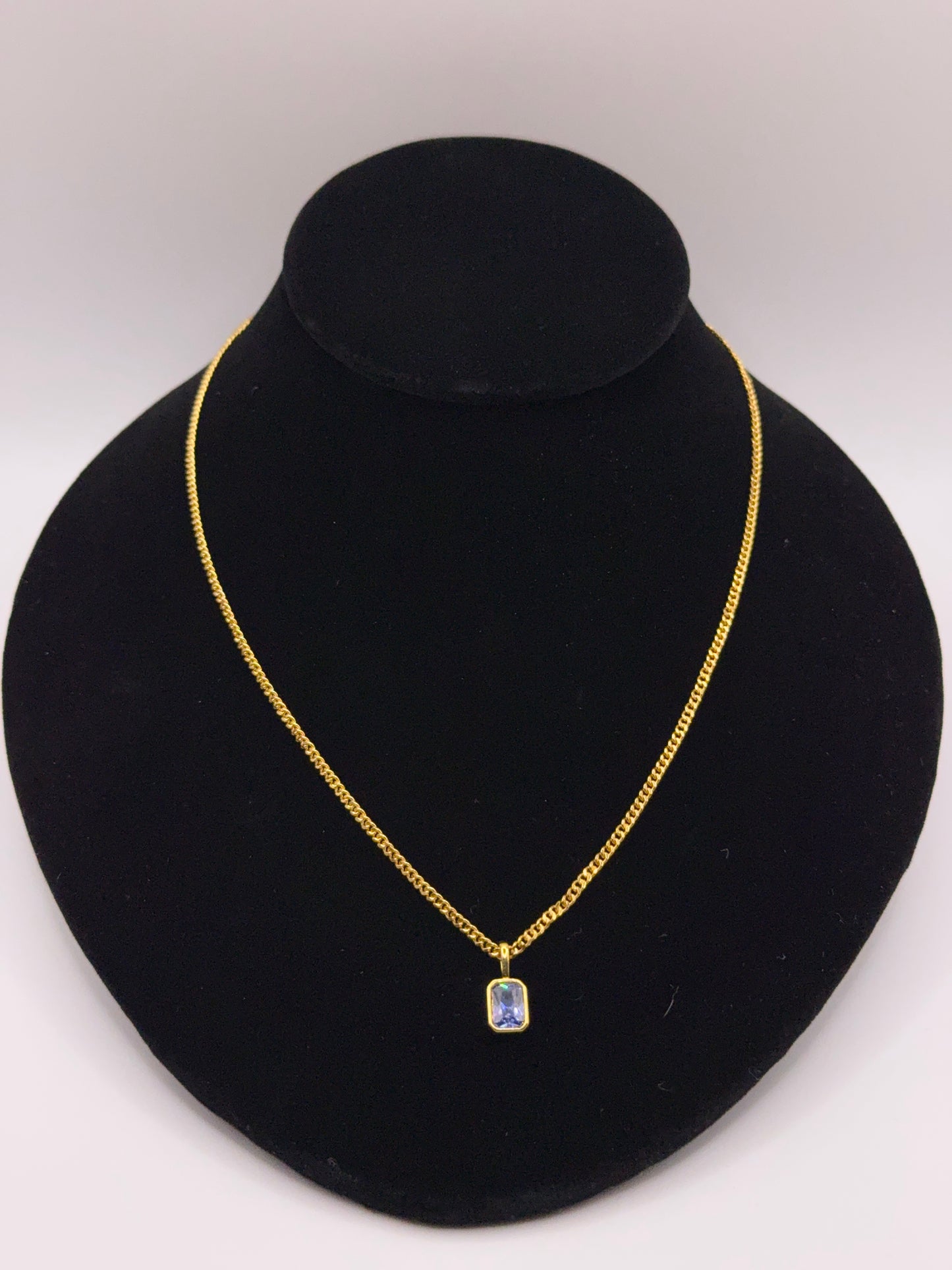 Luxury Birthstone Pendant and Necklace